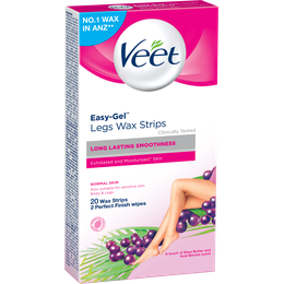 Veet Easy-Gel Legs Wax Strips Normal Skin 